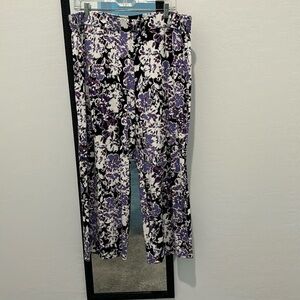 J.Jill Wearever Wide-Leg Crops Size L, EUC